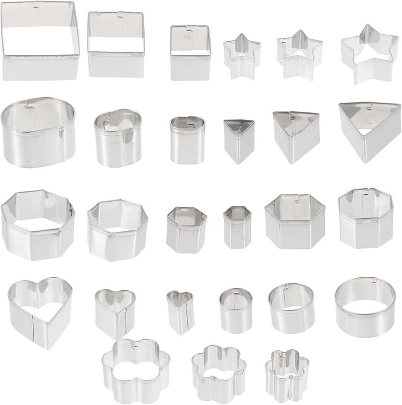 Hexagon Stainless Steel Cookie Molds Set With Kraft Paper Box For Baking - Image 1